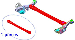 new type (HPF Tubular beam)